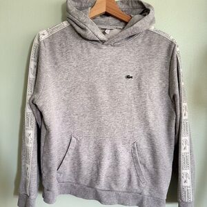Lacoste Light Gray Hoodie